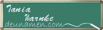 Tania Warnke Visitenkarte